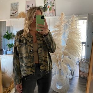 Camo jacket with cool back
